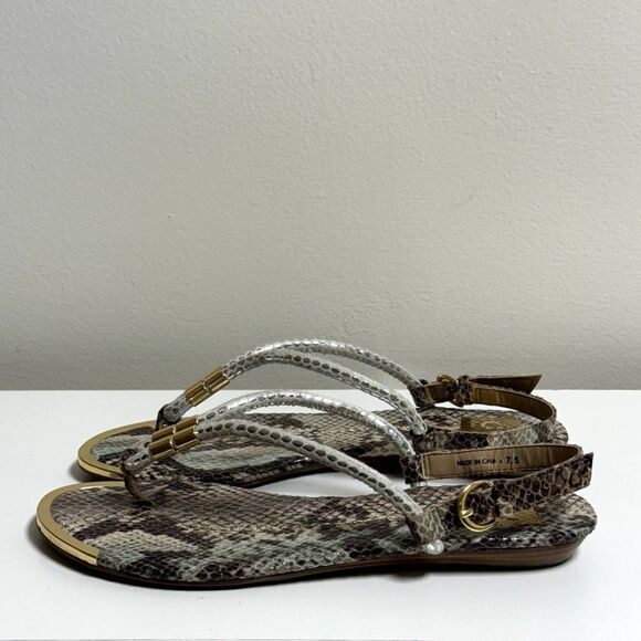 The Dolce Vita Women's Archer Thong Sandal in size 7.5 snakeprint - Picture 2 of 7